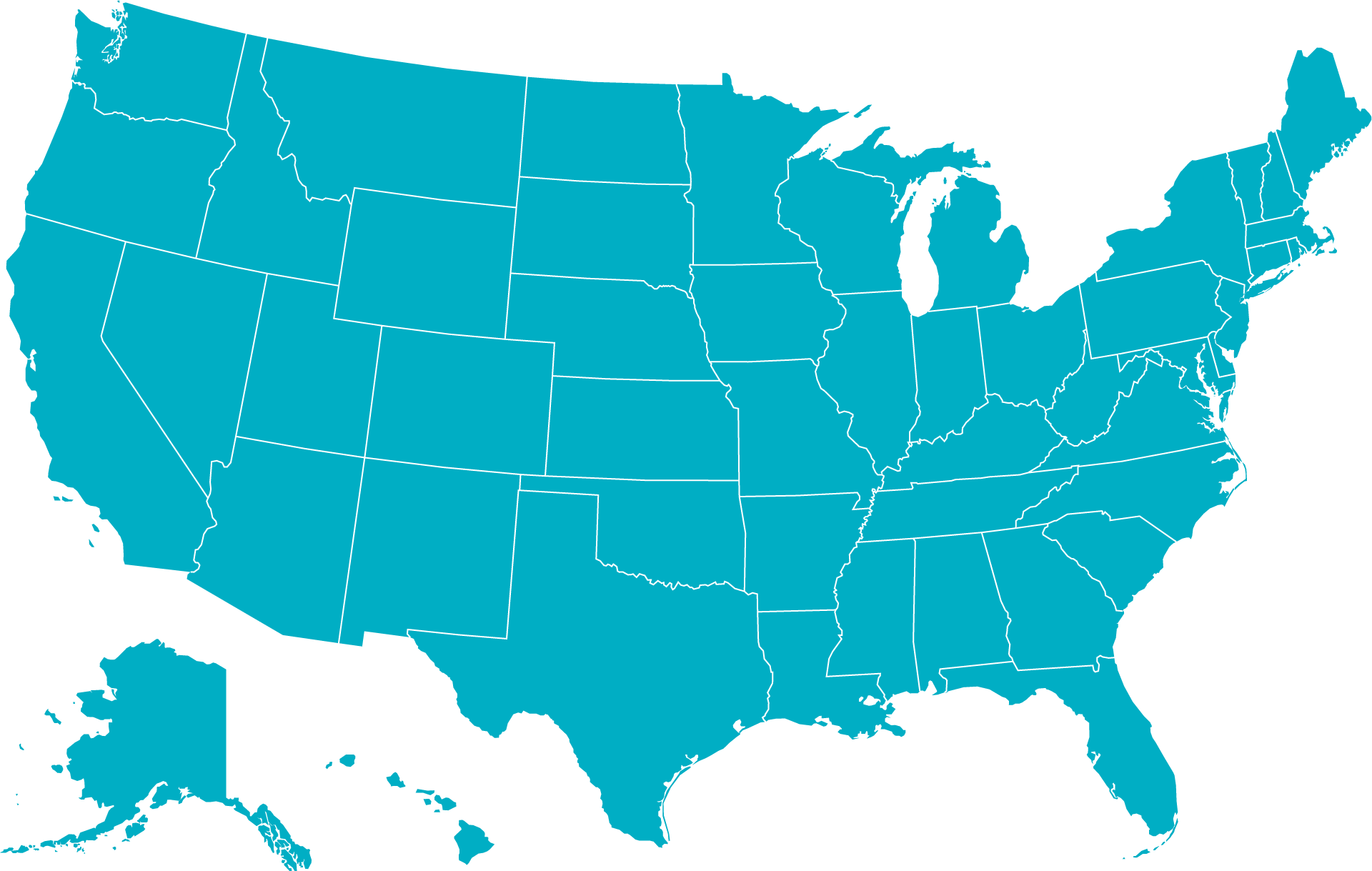 map of the United States