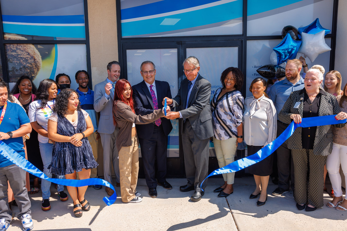 Students, Staff and Families celebrate the opening of a third Acceleration Academies location in Las Vegas.