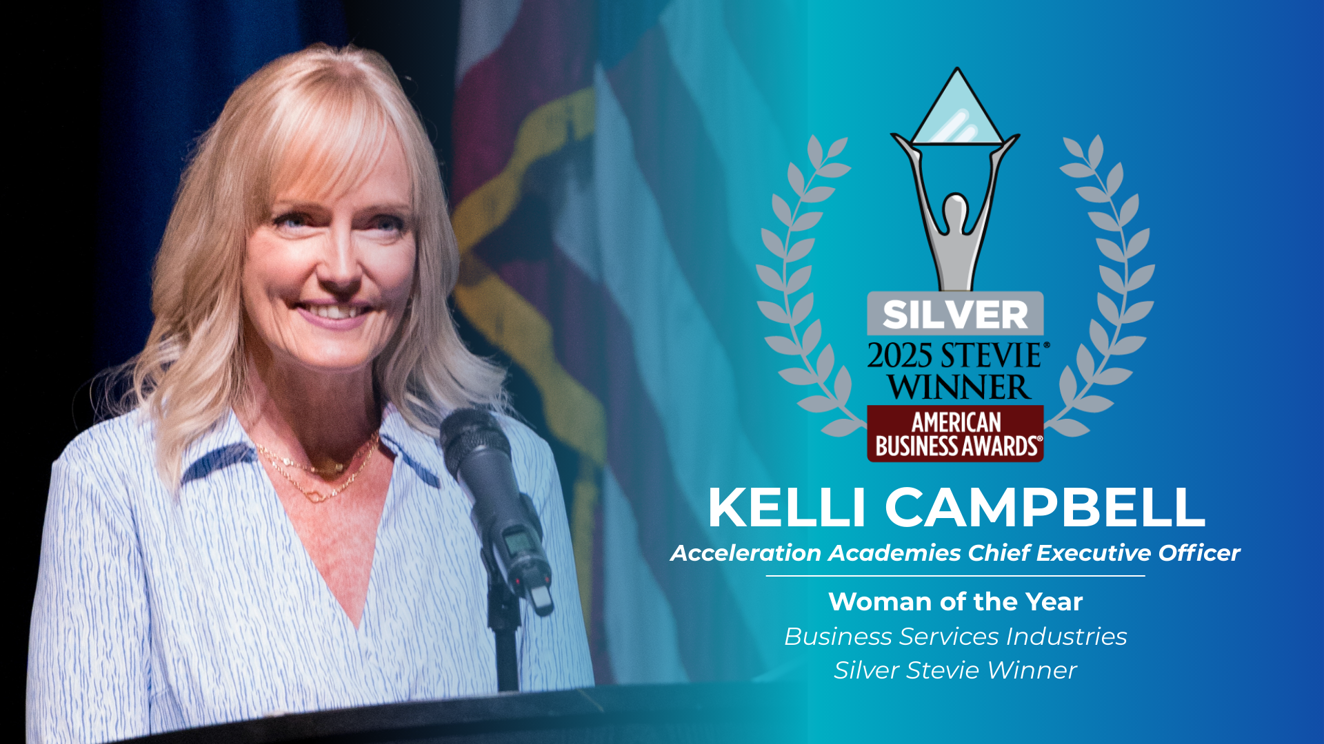 Kelli Campbell Wins Silver Stevie Award for Woman of the Year in Business Services Industries Hero Image