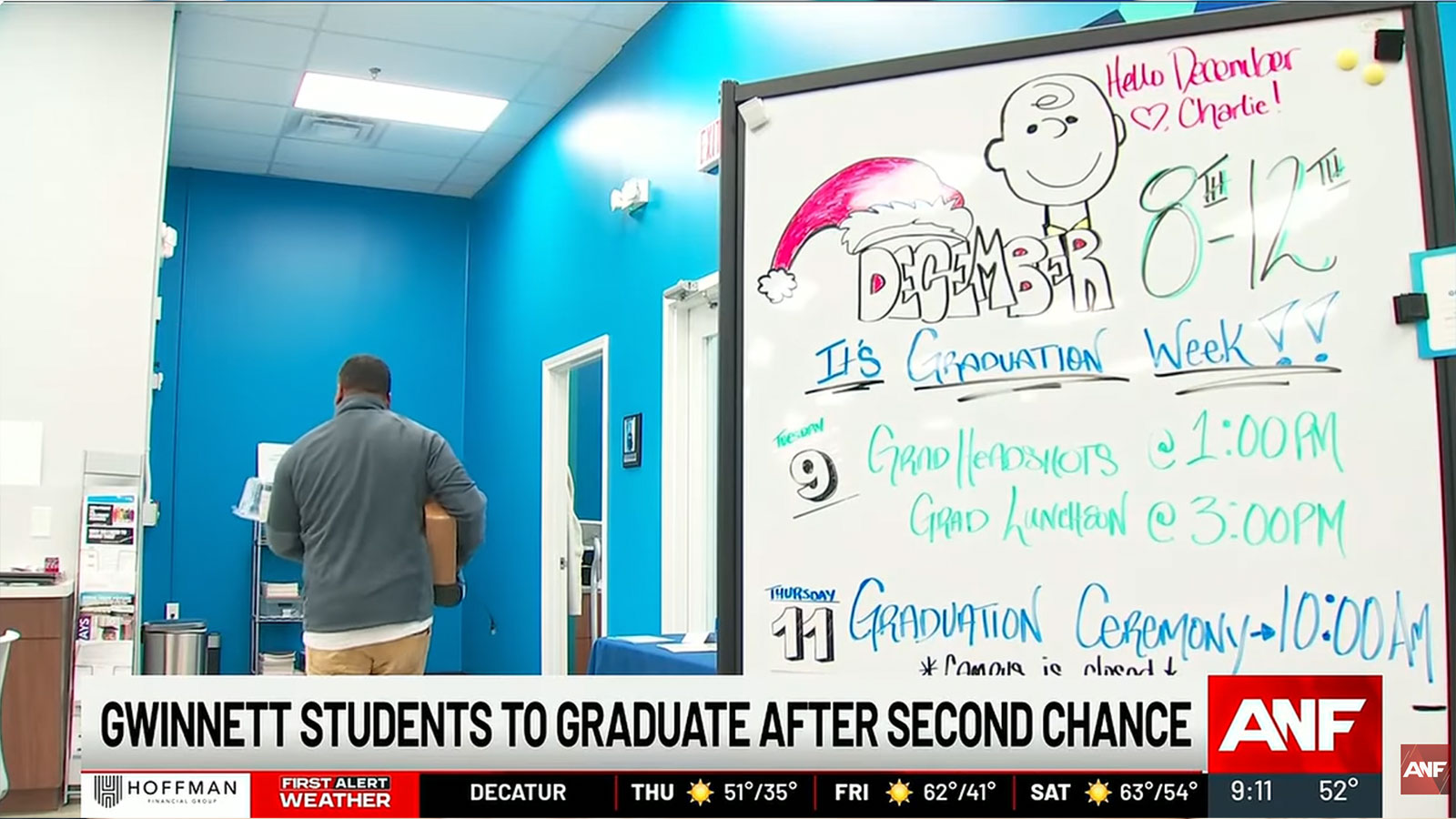 Atlanta News First Covers December Gwinnett County Graduation Hero Image